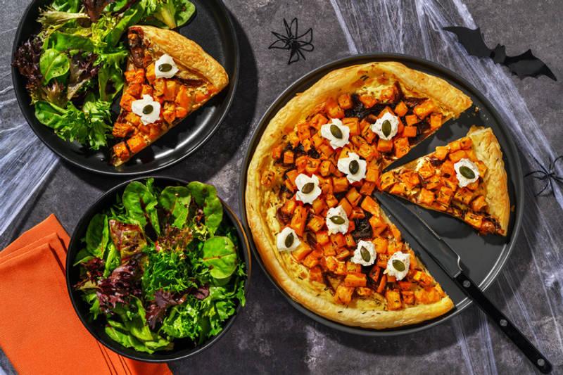 Tarte de patate douce & regards maléfiques