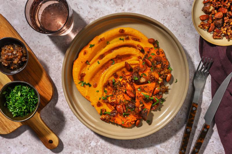 Purée de carotte & poêlée automnale aux marrons