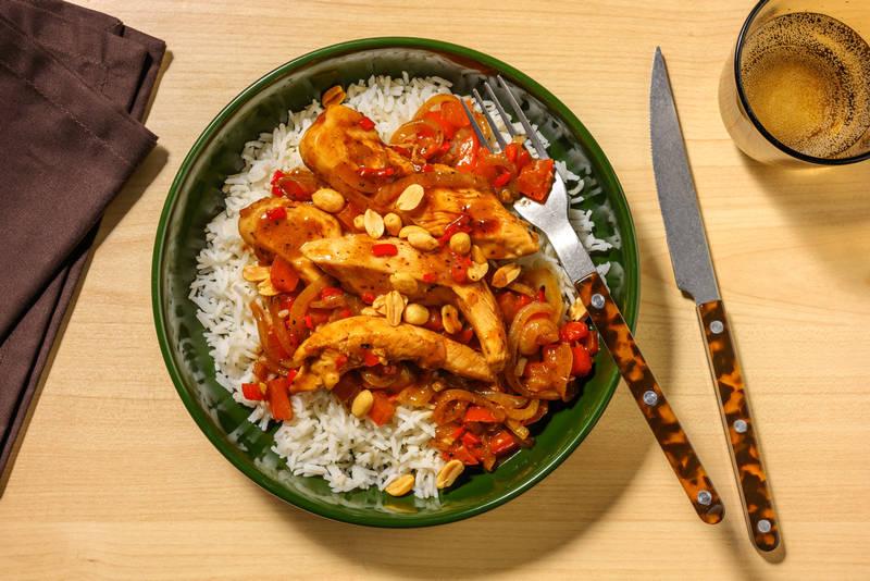 Dinde sautée façon Kung Pao & sauce hoisin