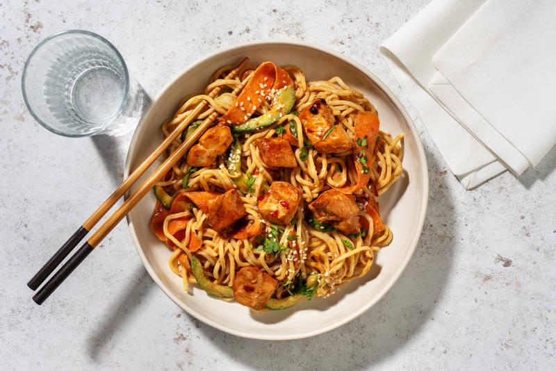 La Fraîche : poulet, sésame & sauce satay