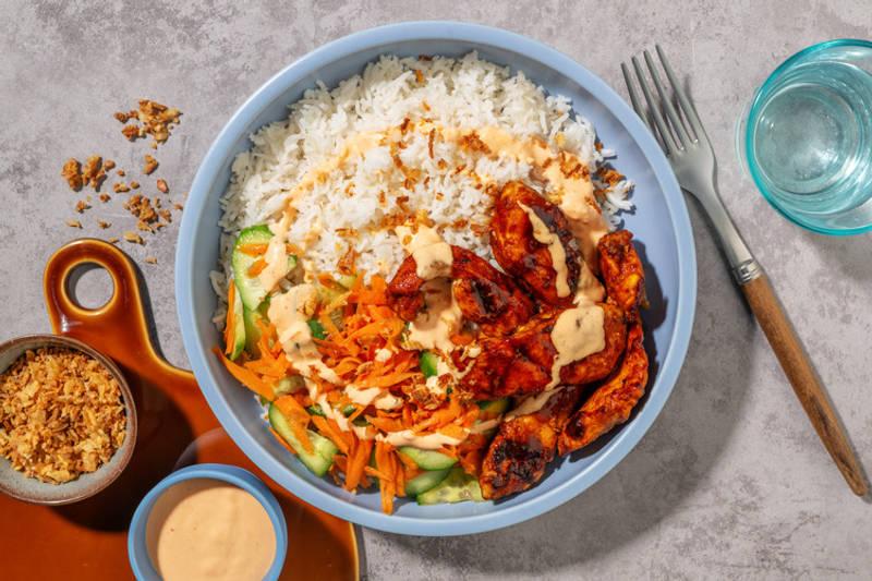 Poké au poulet Huli Huli & crudités