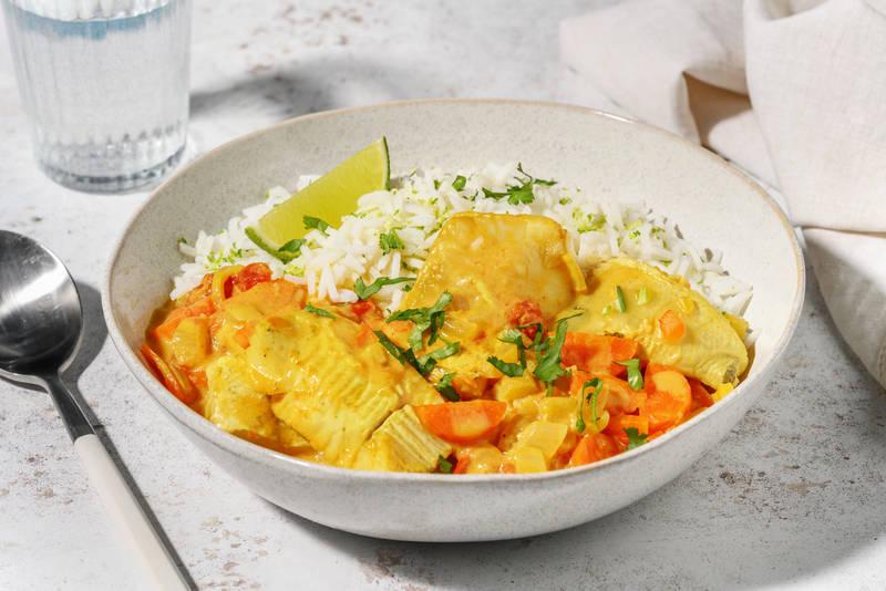 Curry coco de lieu façon Moqueca