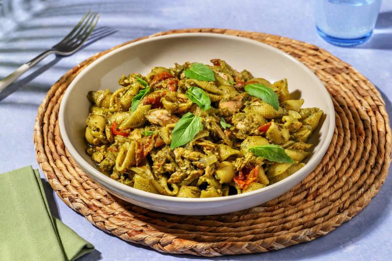 Fusilli complets au thon & pesto verde