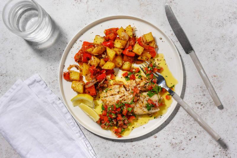 Lieu snacké sauce vierge