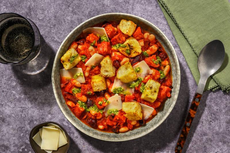 Mijoté de haricots blancs & chorizo