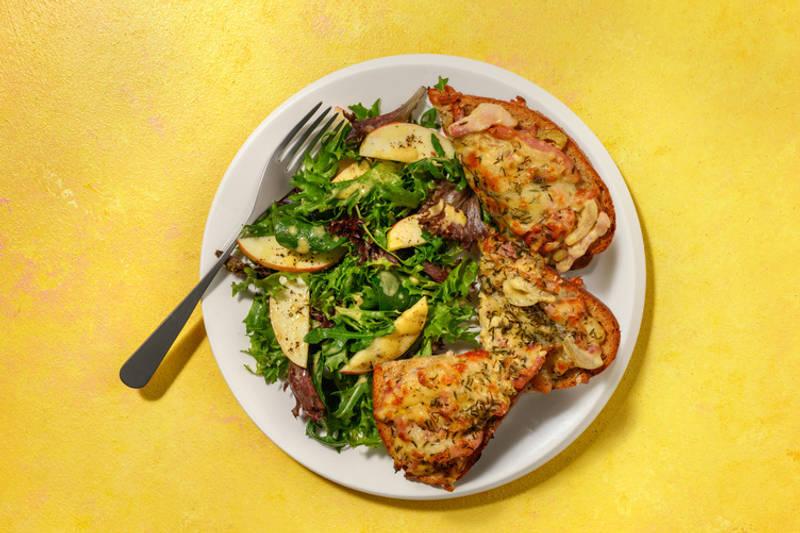 Tartines rustiques cantal AOP & lardons