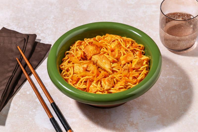 Wok de nouilles complètes & cumin à la chinoise
