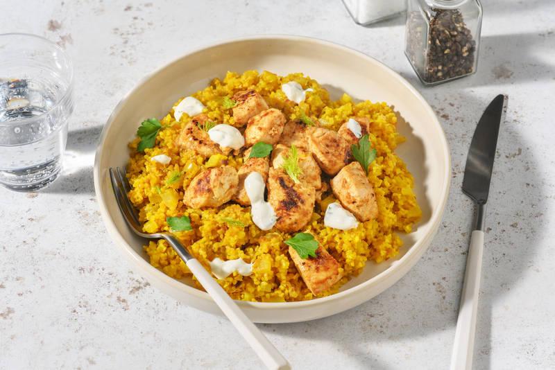 Poulet mariné façon chich taouk & fenouil