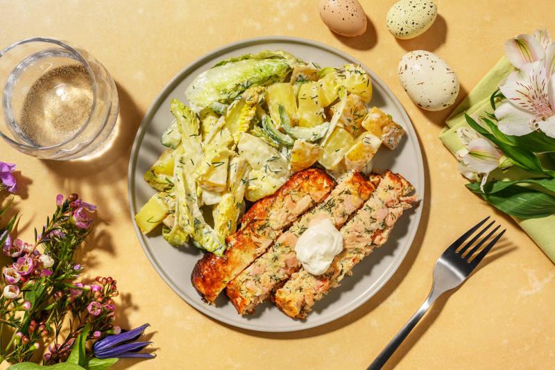 Terrine du printemps : saumon & aneth