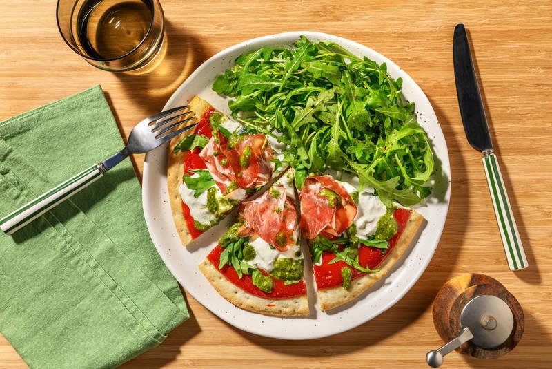 Pizza coppa & burrata per Papà