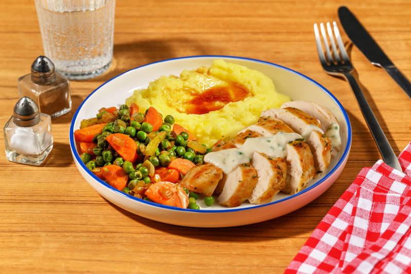 Poulet grillé & sauce persil du comptoir