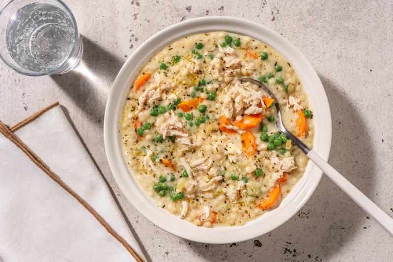 Soupe au poulet Label Rouge & couscous perlé