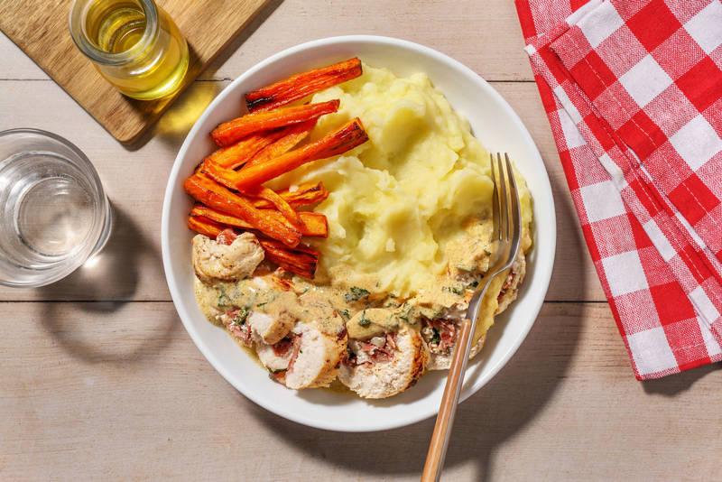 Ballotines de poulet au prosciutto du comptoir