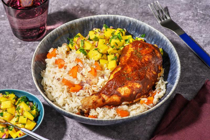 Cuisse de poulet Label Rouge & sauce jamaïcaine