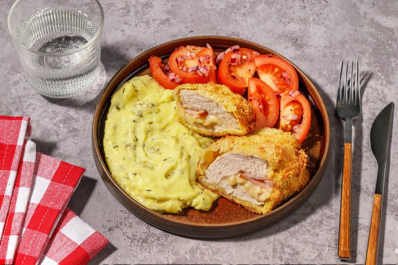 Cordon bleu tradi & purée au thym