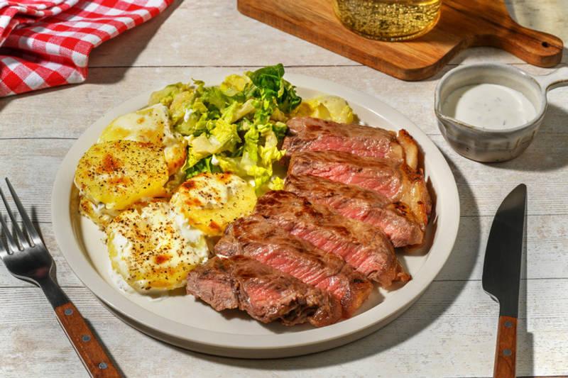 Pavé de bœuf & son gratin dauphinois