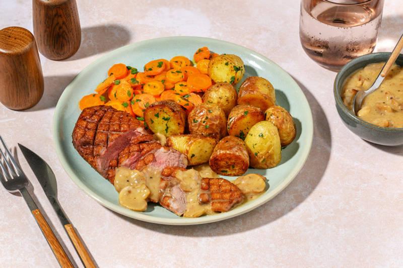 Canard sauce échalote & carottes Vichy