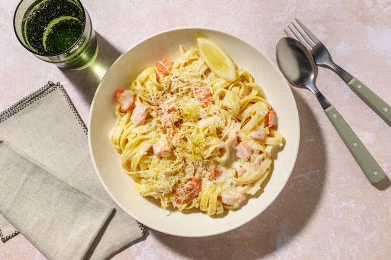 Rentrée al dente : tagliatelle au saumon fumé