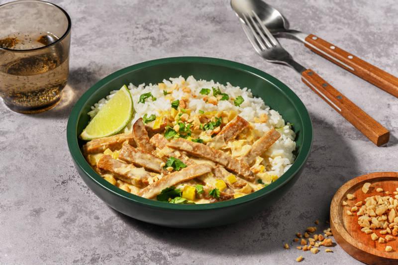 Le Végé : curry vert thaï aux émincés façon bœuf