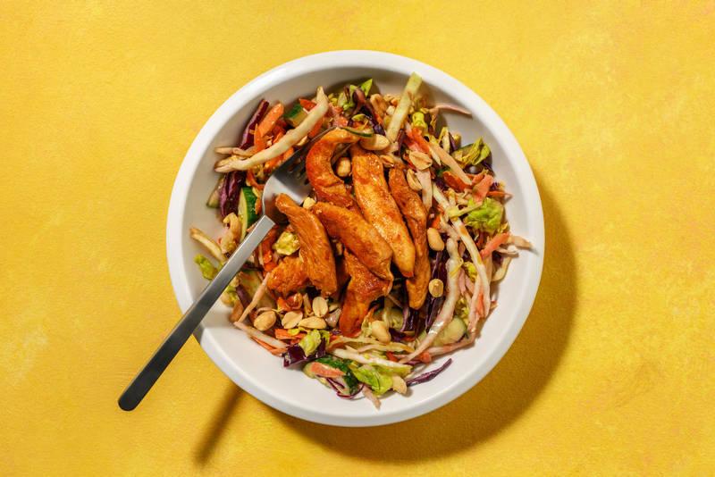 Salade Top Chrono : poulet laqué à l'asiatique