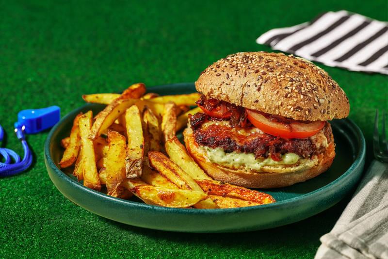 Stadium Burger au bœuf & sauce mayo-basilic