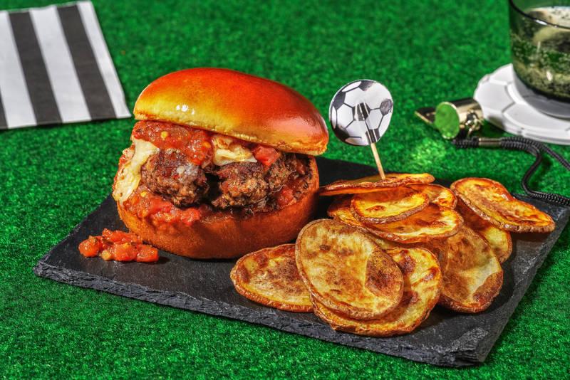 Burger des supporters : bœuf & grana padano