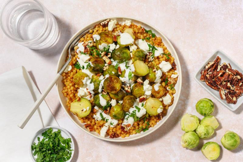 Choux & couscous perlé aux épices