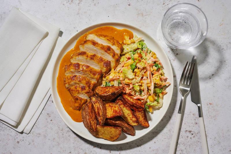 Poulet Label Rouge sauce BBQ-moutarde