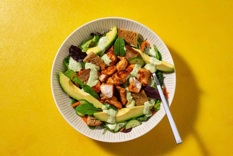 Bowl Feel Good : dinde, avocat & concombre