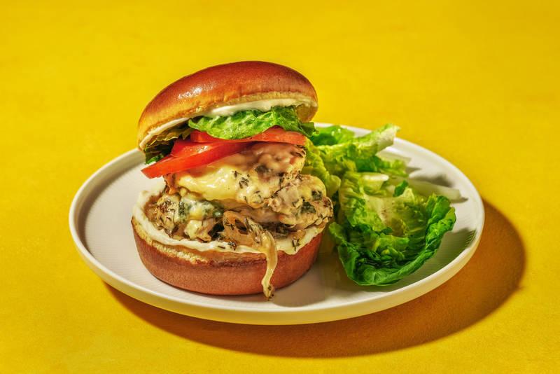 Express burger au poulet Label Rouge & oignons