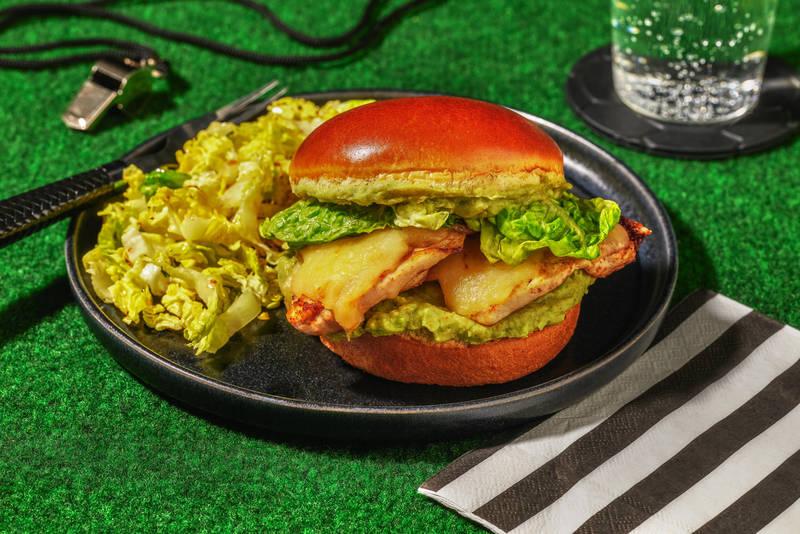 Guaca-Goal Burger : poulet Label Rouge & cheddar