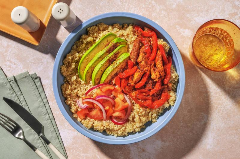 Quinoa & porc à la mexicaine