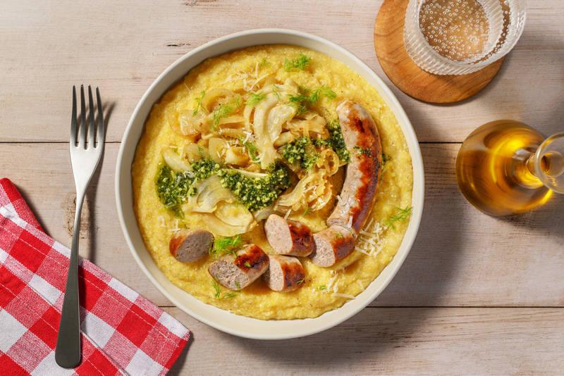 MVP du bistro : Saucisse de Toulouse & polenta