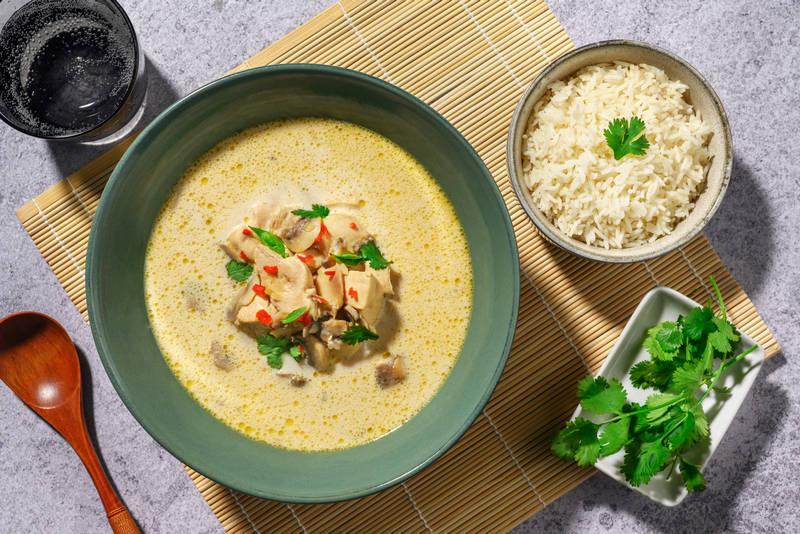 Tom kha kai : soupe thaï & poulet Label Rouge