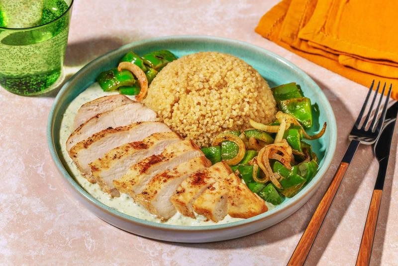 Poulet sauce aji verde à la péruvienne