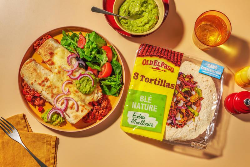 Taquitos deliciosos au porc haché & guacamole