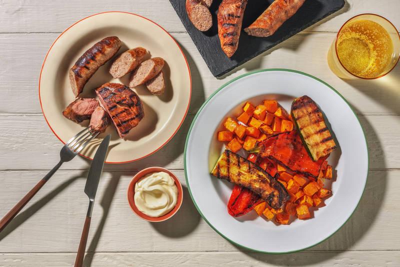 Place au BBQ du Sud-Ouest : canard & saucisse